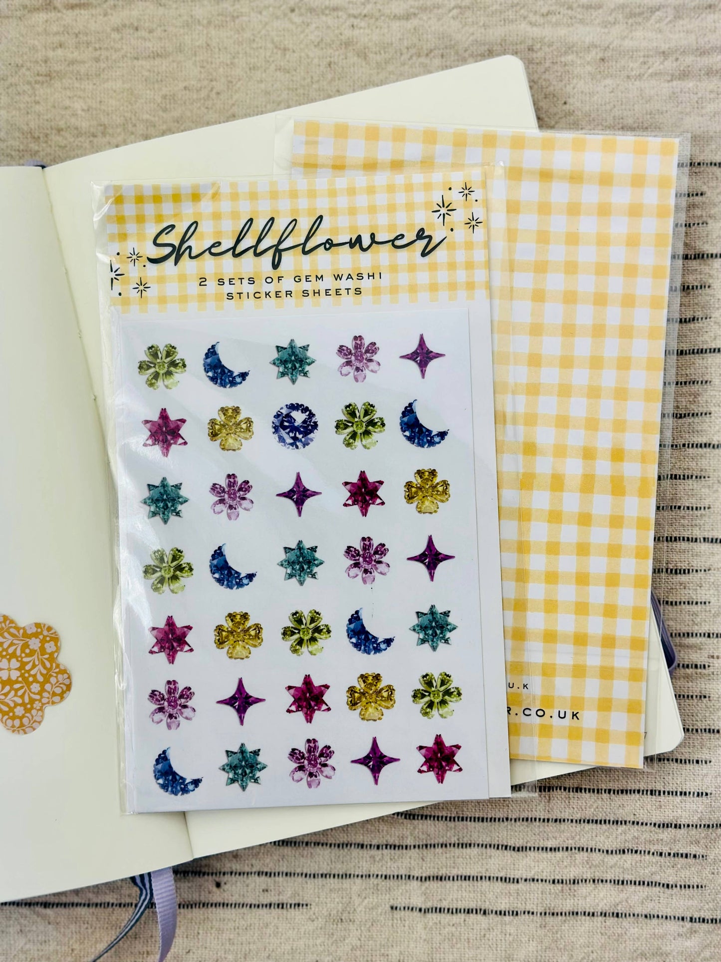 Gem Washi Sticker Sheet