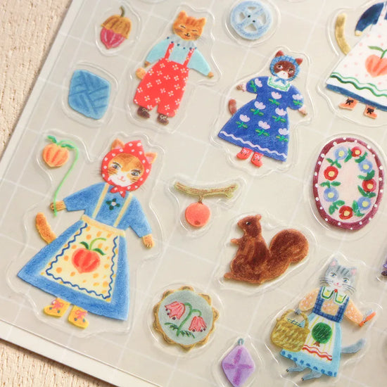 Aiko Fukawa Stickers Cats and Buttons