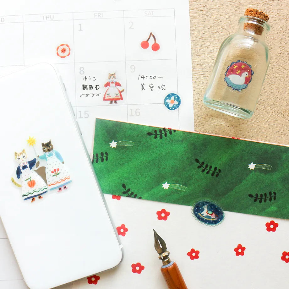 Aiko Fukawa Stickers Cats and Buttons
