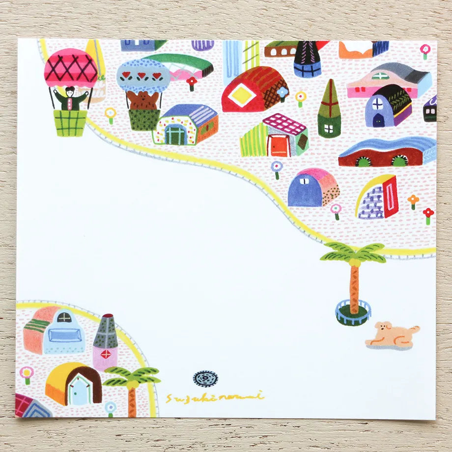 Narumi Suzuki Block Memo Pad City Life