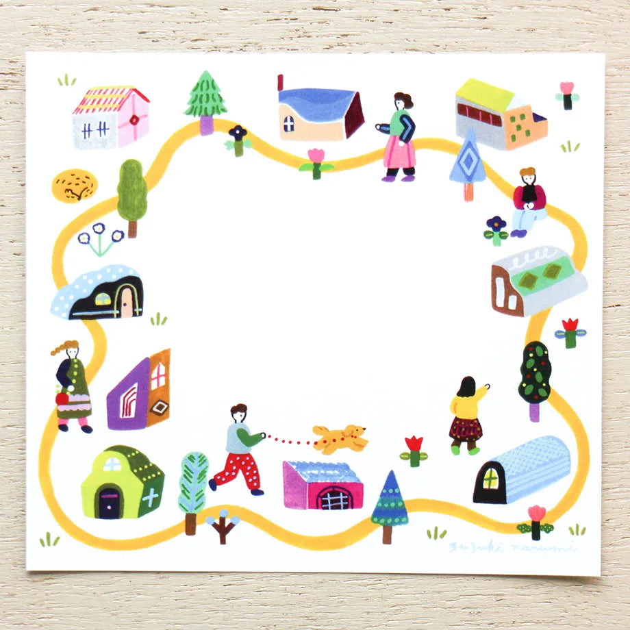 Narumi Suzuki Block Memo Pad City Life