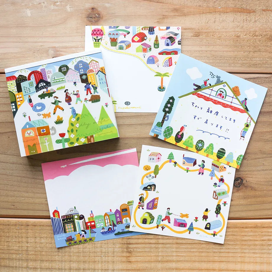 Narumi Suzuki Block Memo Pad City Life