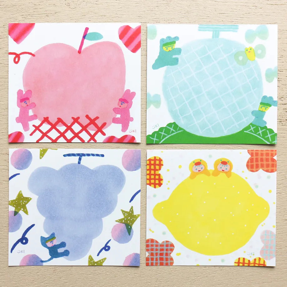 Yuki Itoi Block Memo Pad Fruits