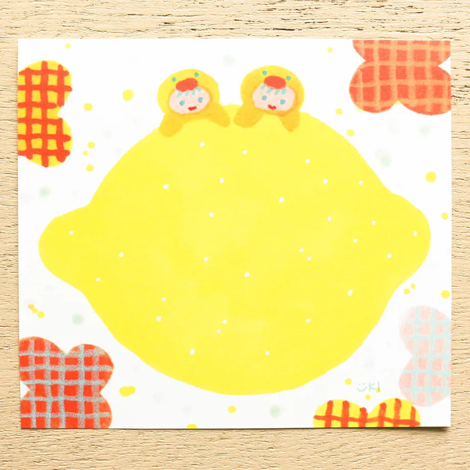 Yuki Itoi Block Memo Pad Fruits