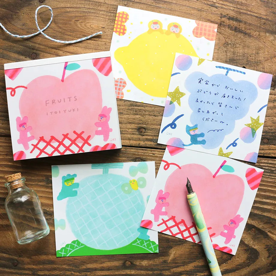 Yuki Itoi Block Memo Pad Fruits
