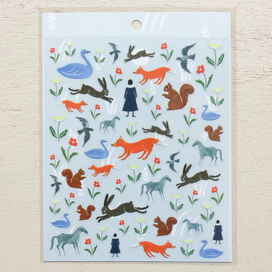Nishi Shuku Stickers Animal Garden