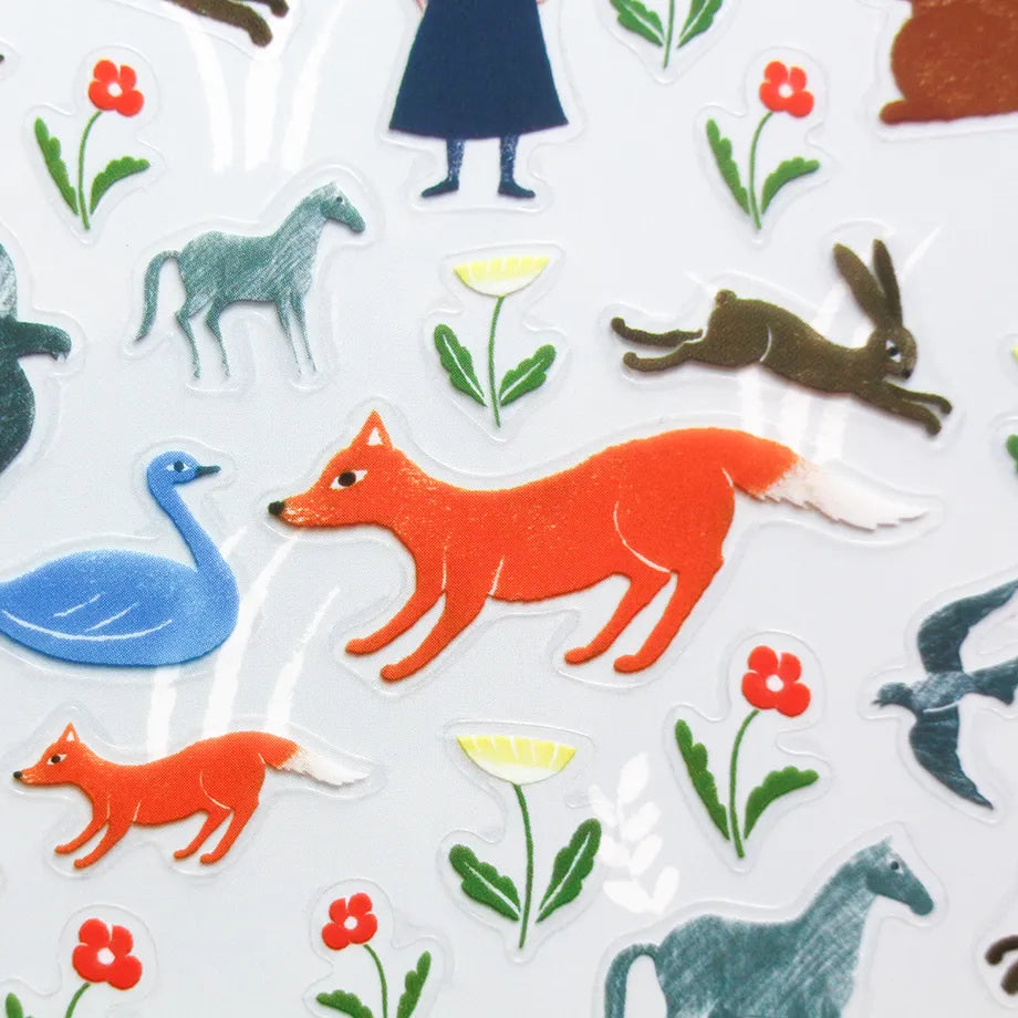 Nishi Shuku Stickers Animal Garden