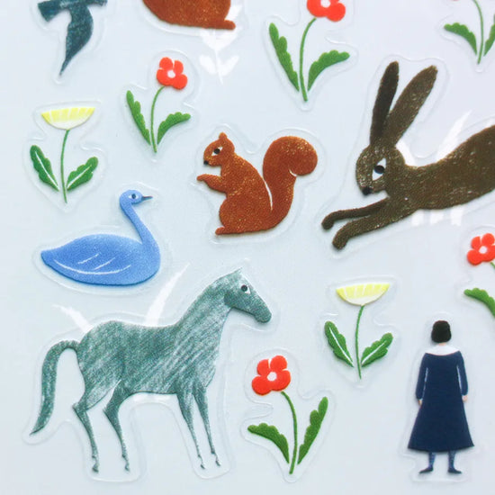Nishi Shuku Stickers Animal Garden