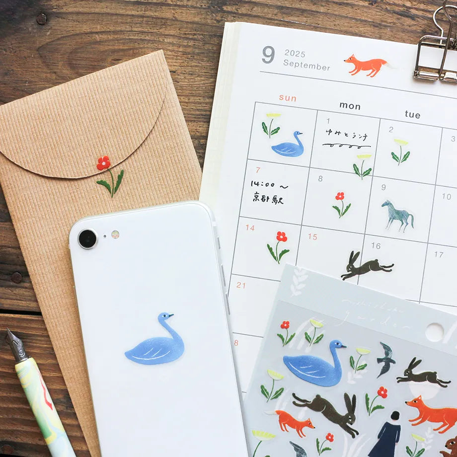 Nishi Shuku Stickers Animal Garden