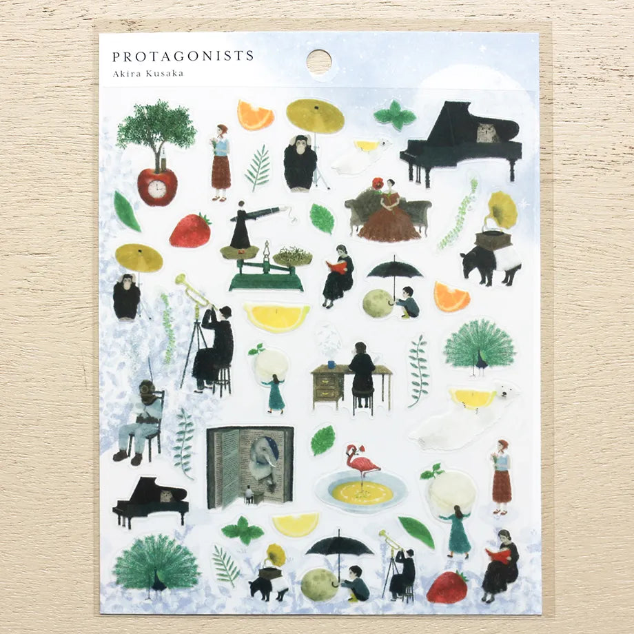 Akira Kusaka Stickers Protagonist