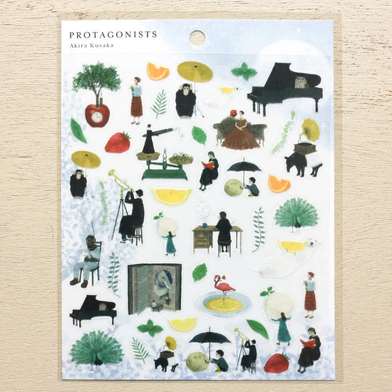 Akira Kusaka Stickers Protagonist