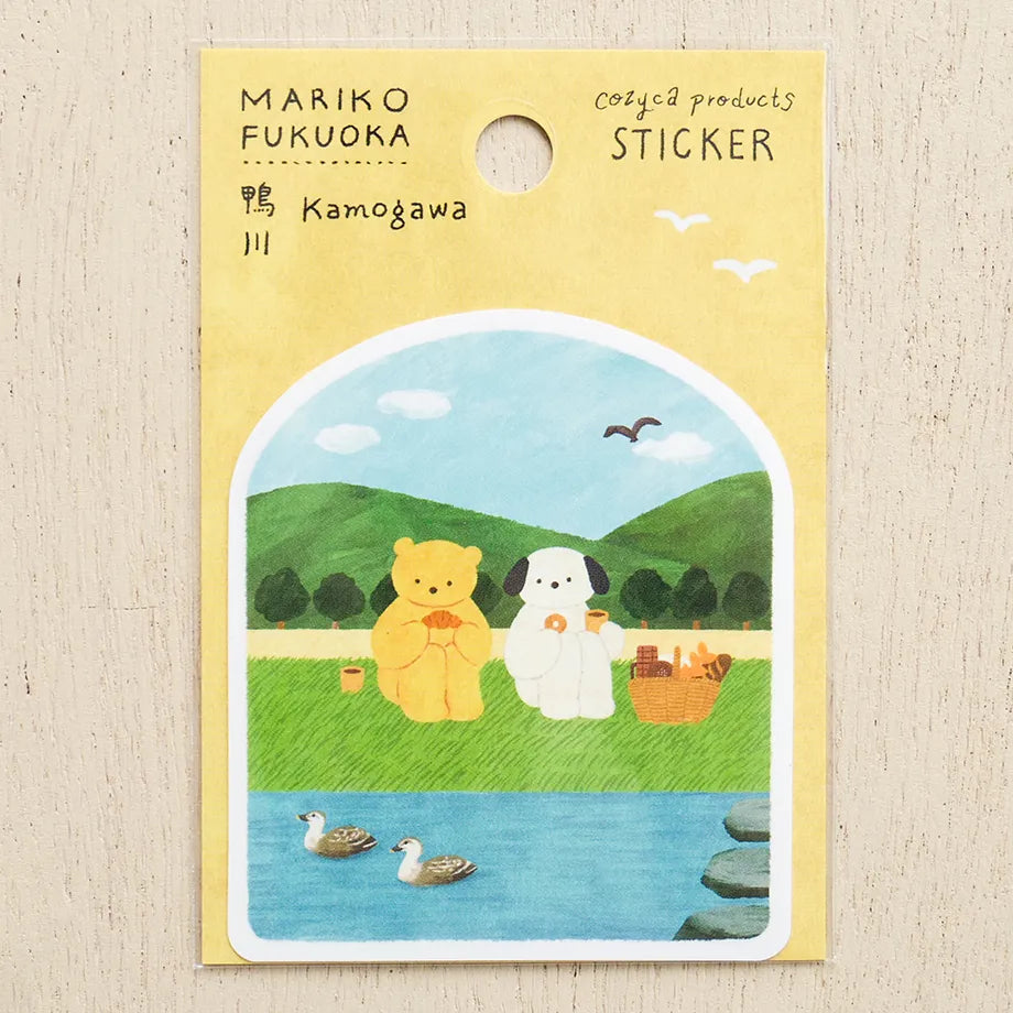 Mariko Fukuoka Sticker Kamogawa