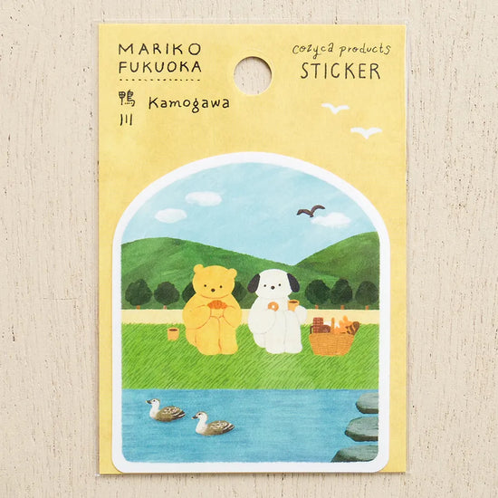 Mariko Fukuoka Sticker Kamogawa