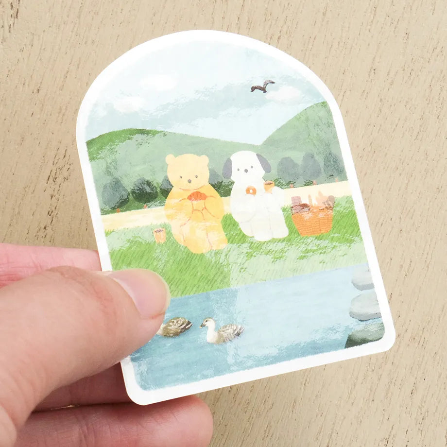 Mariko Fukuoka Sticker Kamogawa