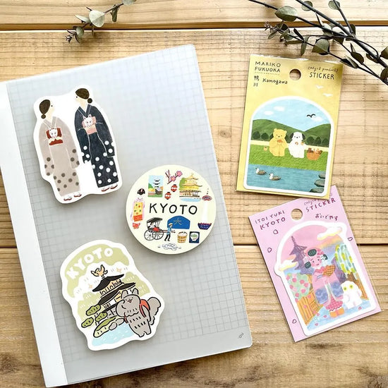 Mariko Fukuoka Sticker Kamogawa