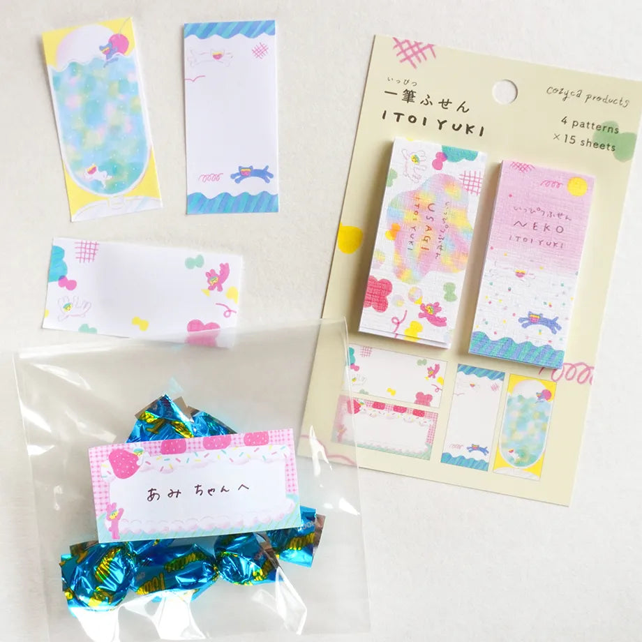 Itoi Yuki Mini sticky note pads
