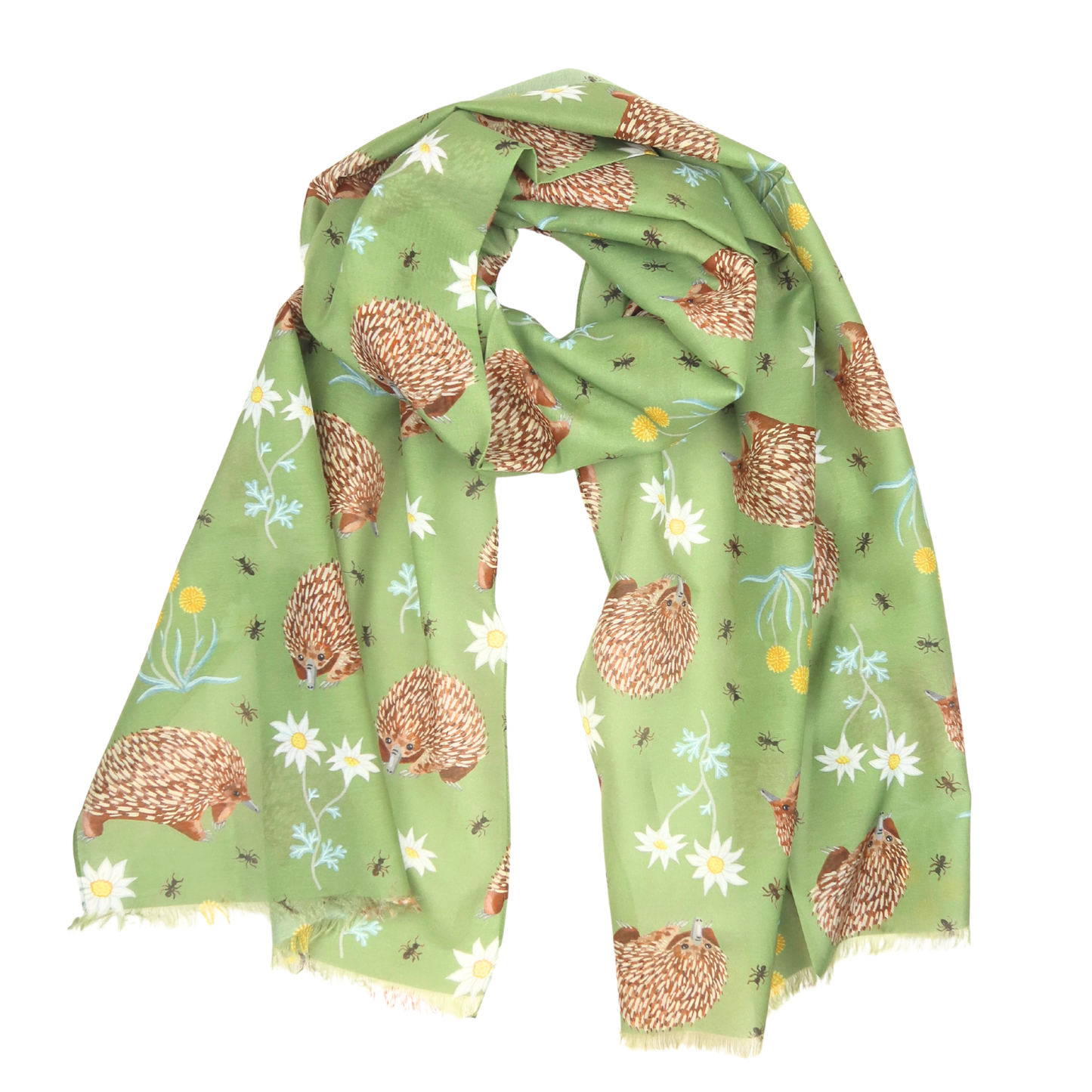 Echidna Silk/Cotton Scarf