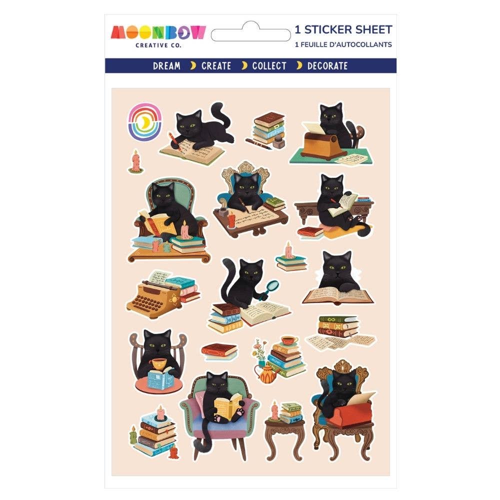 Cat Interrupted Glossy Sticker Sheet