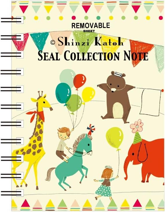 Shinzi Katoh Removable Sticker Book A6 Circus