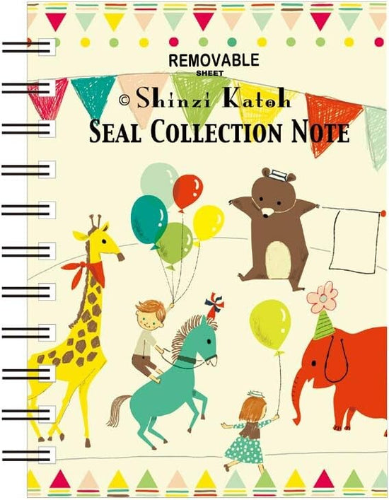 Shinzi Katoh Removable Sticker Book A6 Circus