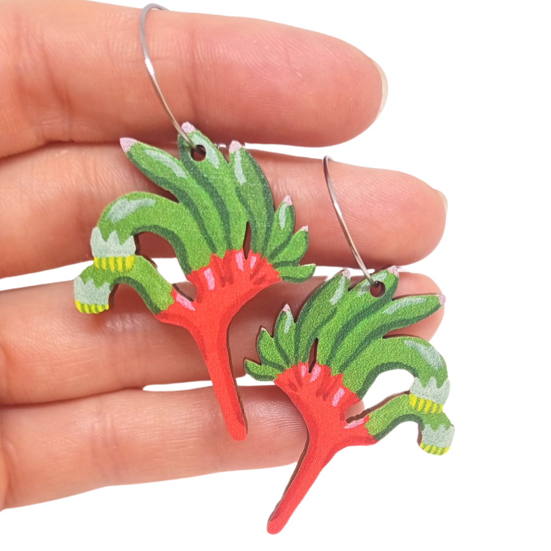 Kangaroo Paw Earrings