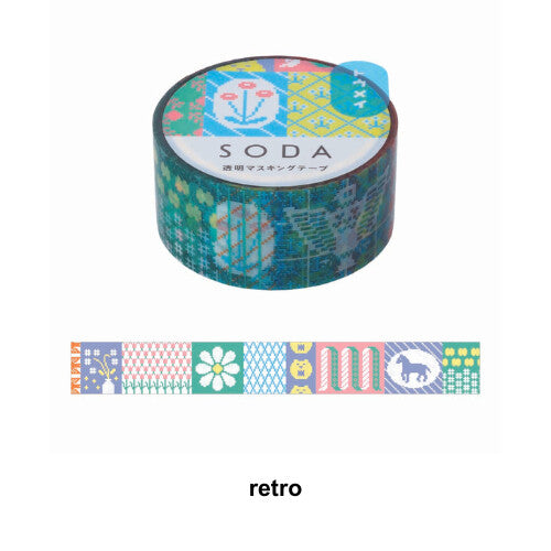 Soda Washi Tape 20mm Retro