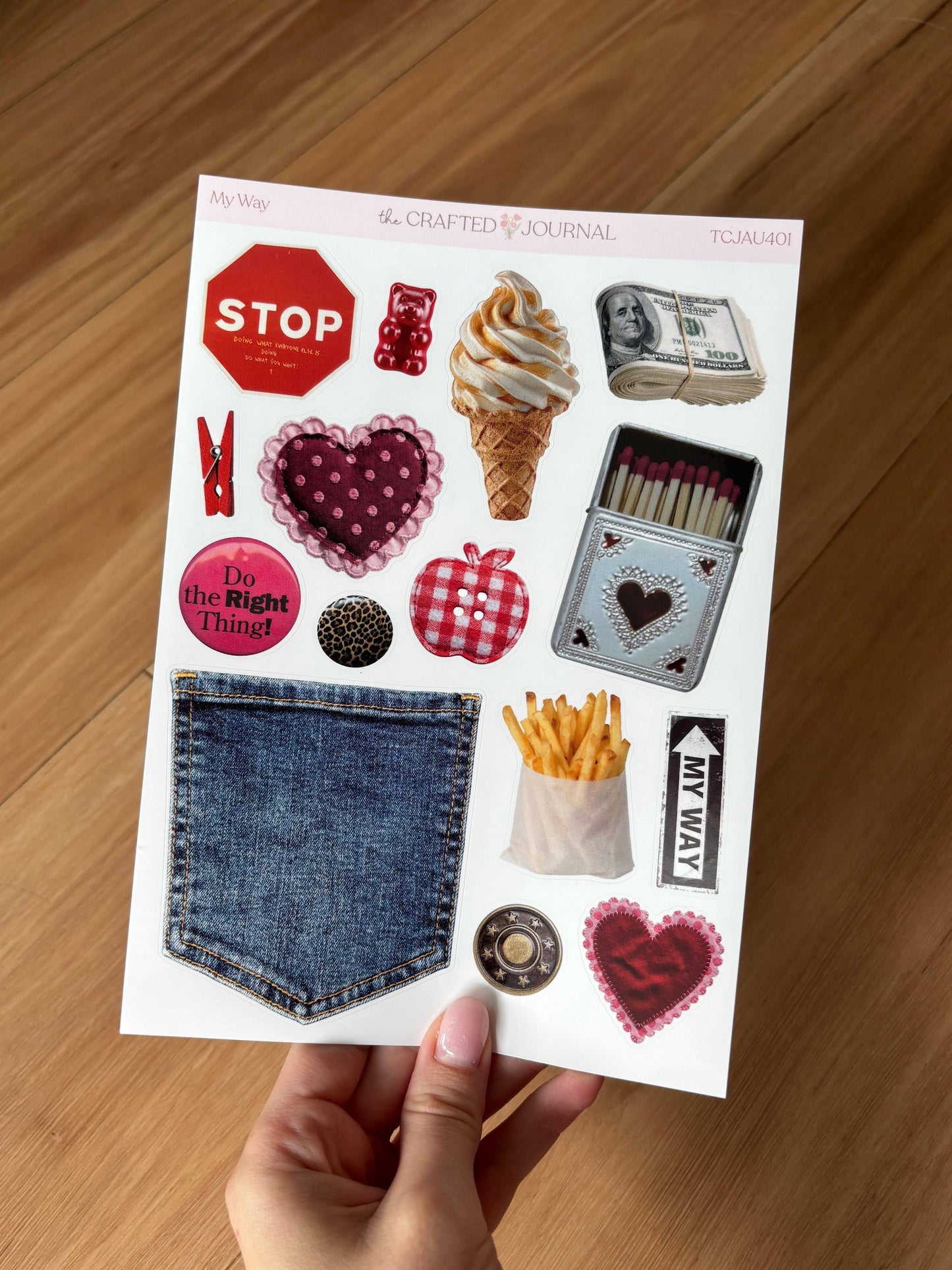 My Way Trinket Sticker Sheet