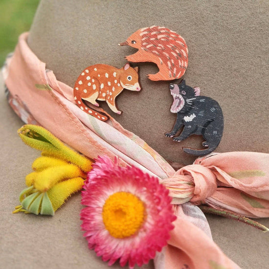 Quoll Australian Animal Pin