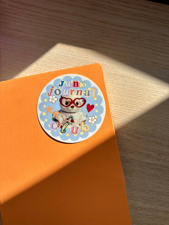 Junk Journal Club Vinyl Sticker