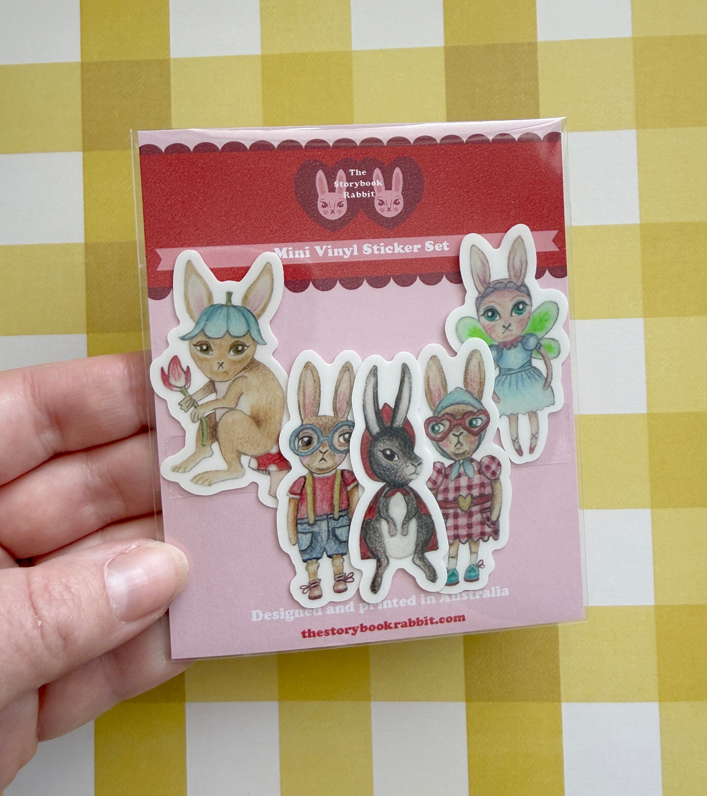 SBR Mini Whimsical Bunnies Sticker Pack