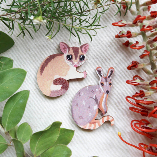 Rock Wallaby Australian Animal Pin