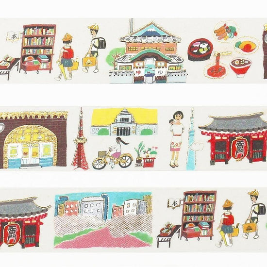 Ai Okino Foil-stamped Masking Tape Tokyo