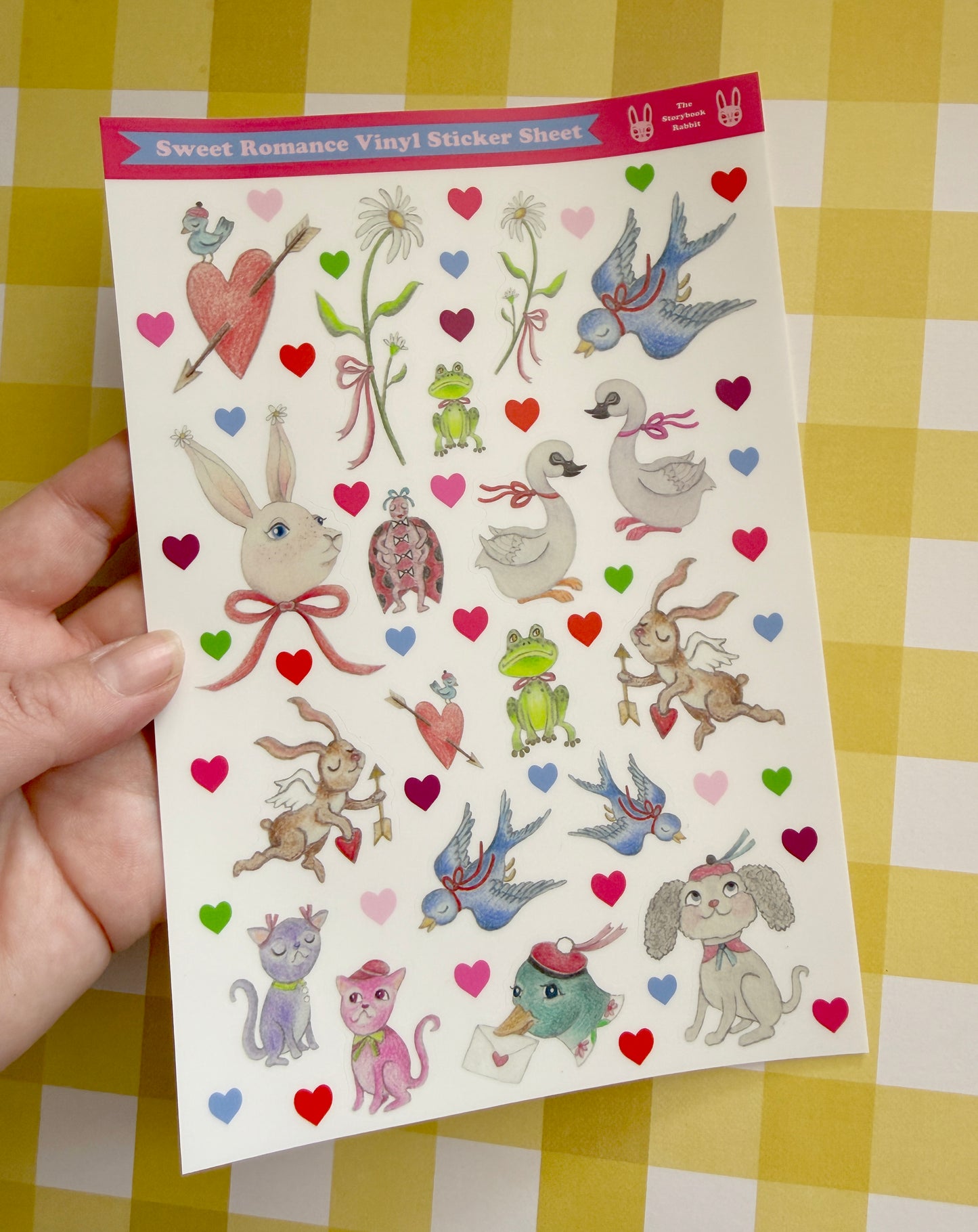 SBR Sweet Romance Large Sticker Sheet
