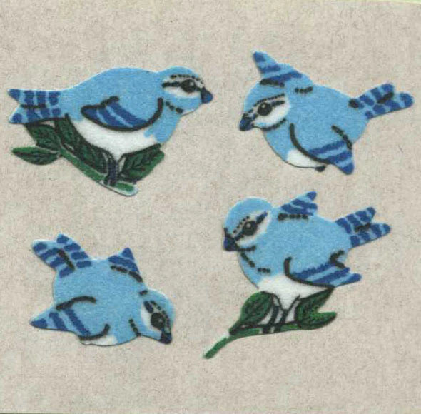 Sticker Magic Furrie Stickers Blue Birds