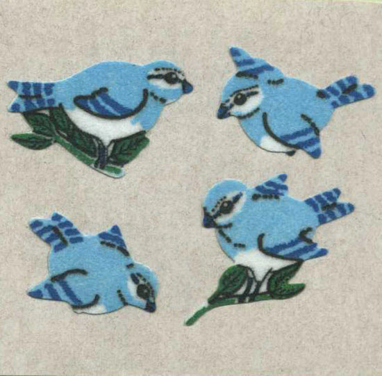 Sticker Magic Furrie Stickers Blue Birds