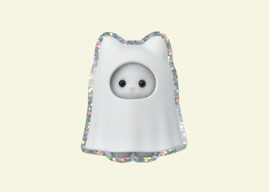 Ghost Glitter Vinyl Sticker 