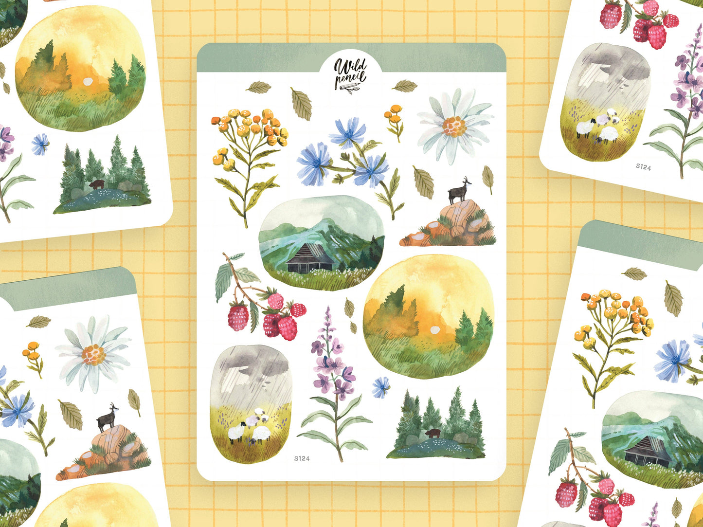Sticker Sheet — Summer In Tatra Mountains