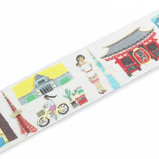 Ai Okino Foil-stamped Masking Tape Tokyo