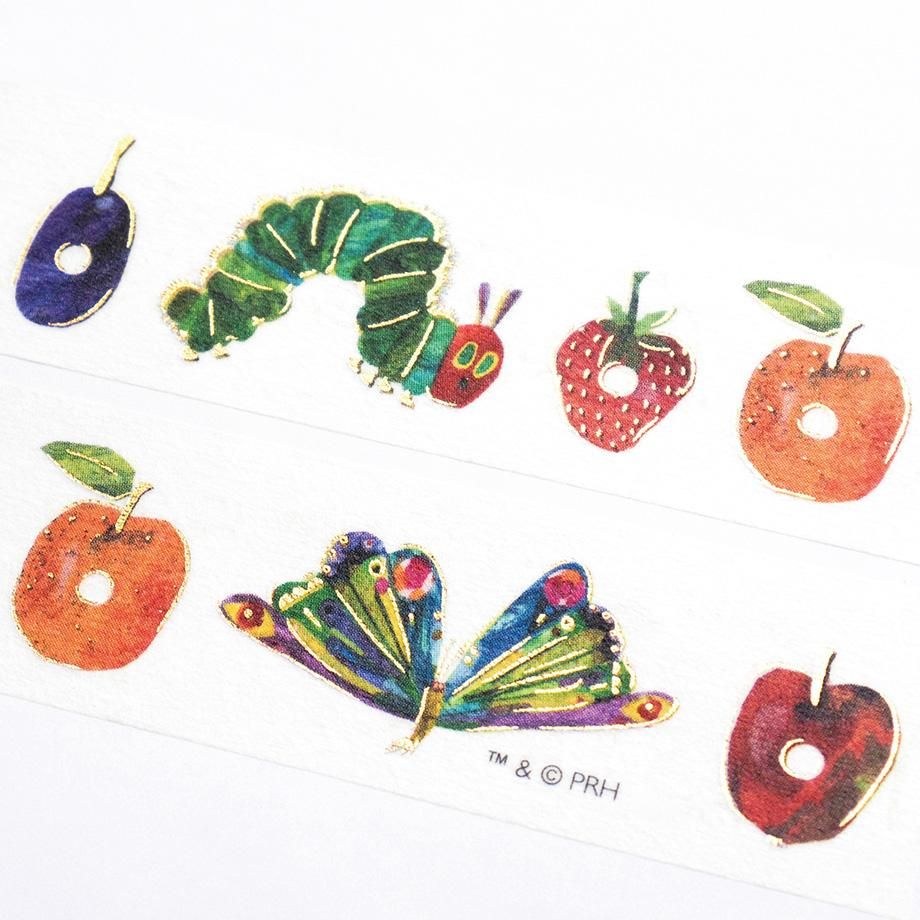 Eric Carle Foil-Stamped Masking Tape The Very Hungry Caterpillar