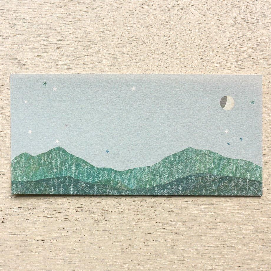 Omori Momonko One-stroke Note Yama
