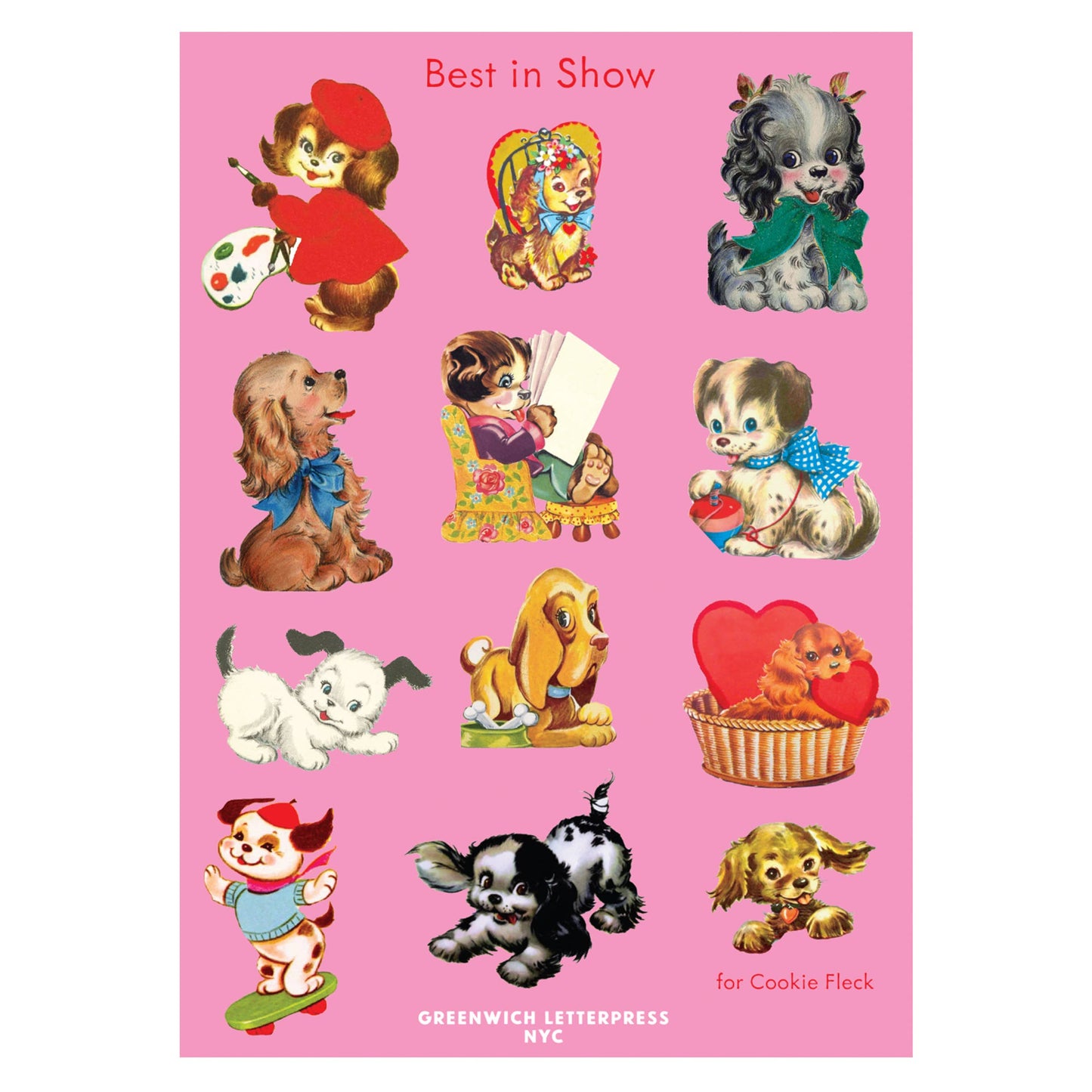 Best in Show Sticker Sheet – Cute & Retro Die-Cut Stickers 