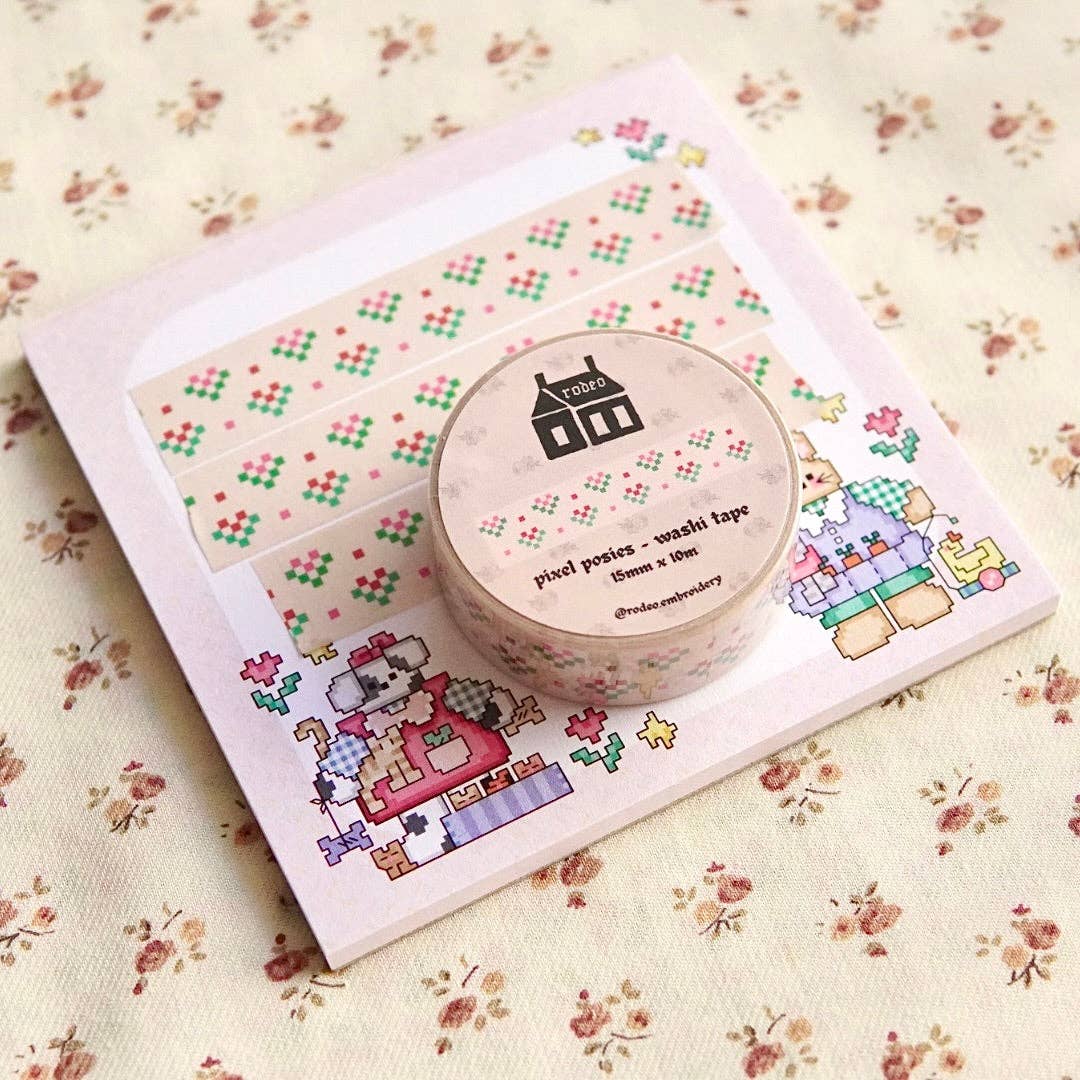 Pixel Posies - Washi Tape