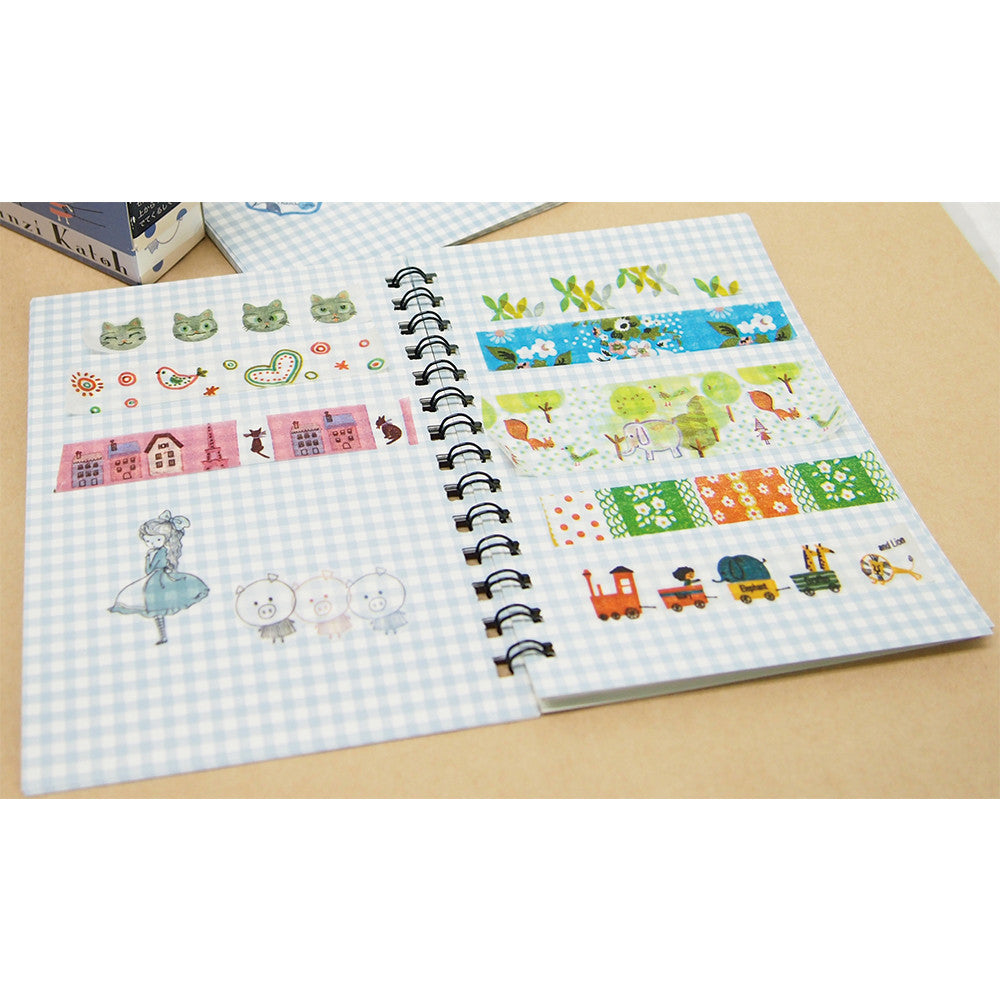 Shinzi Katoh Removable Sticker Book A6 Galactic Railroad