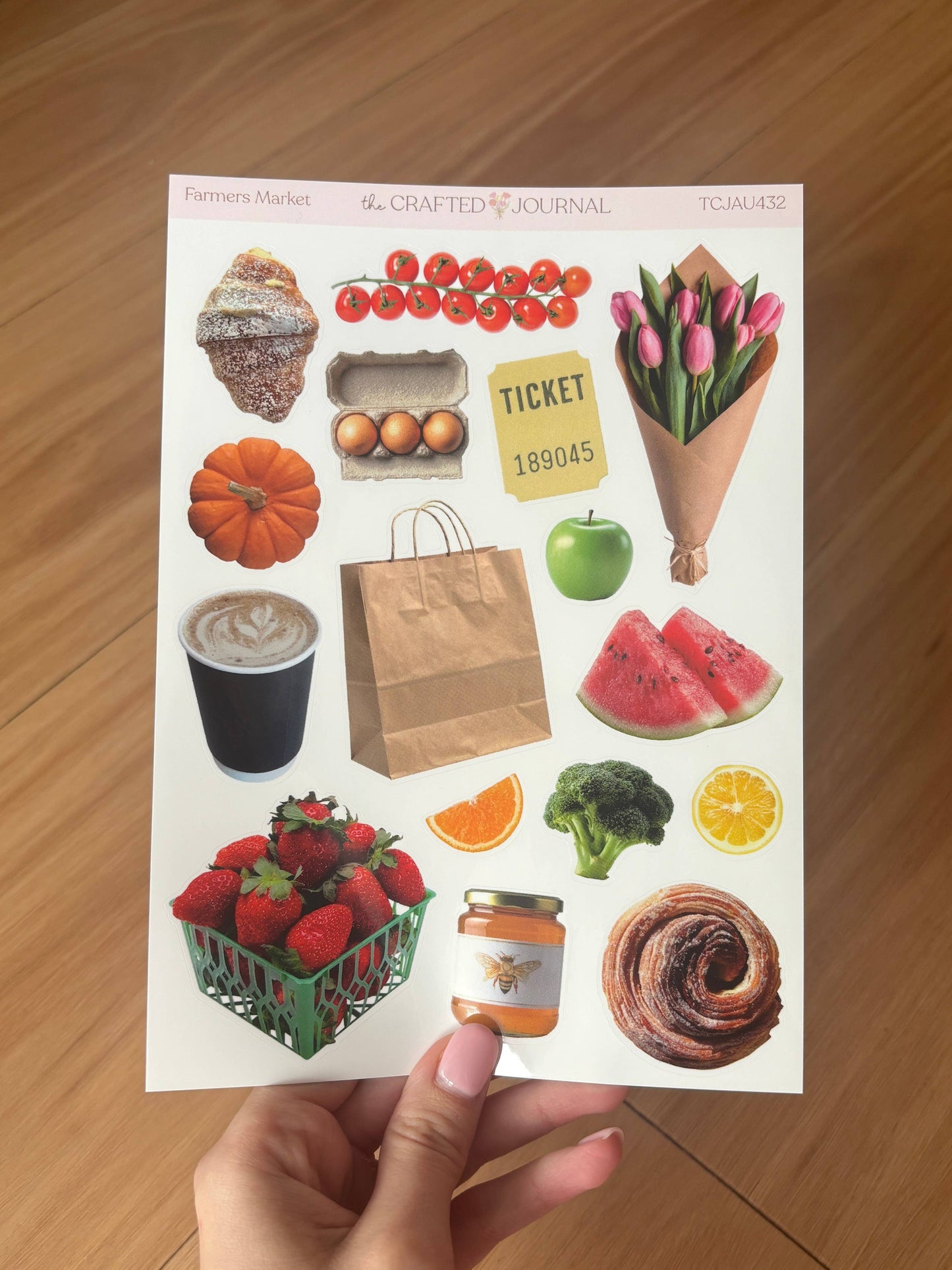 Farmers Market Sticker Sheet