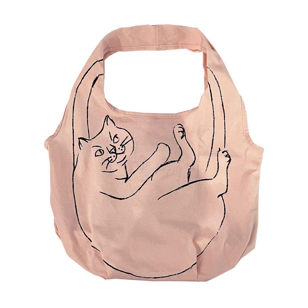 The Neko Cat Shopper Large Peach