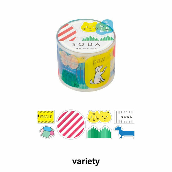 Soda Washi Tape 30mm Variety