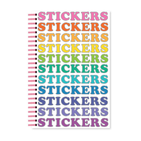 Colorful Reusable Sticker Book