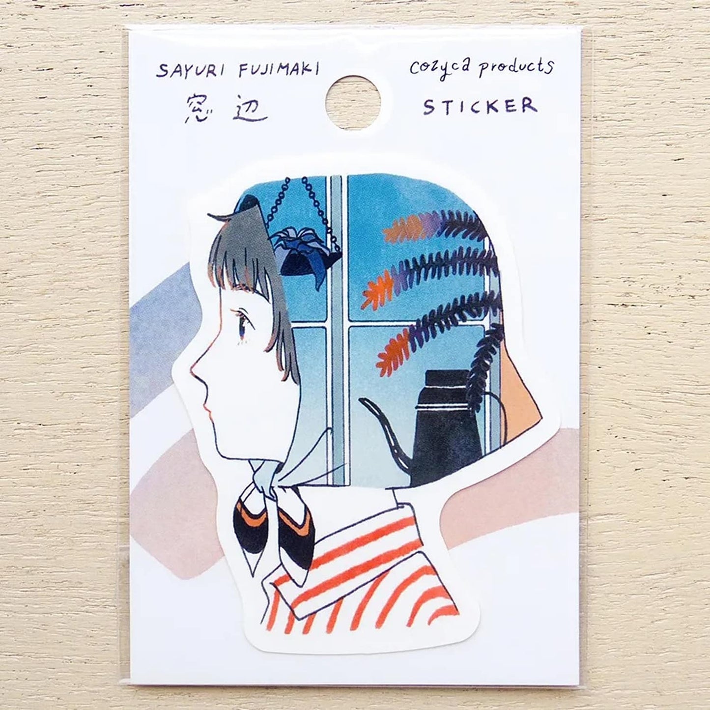 By The Window Sayuri Fujimaki Sticker