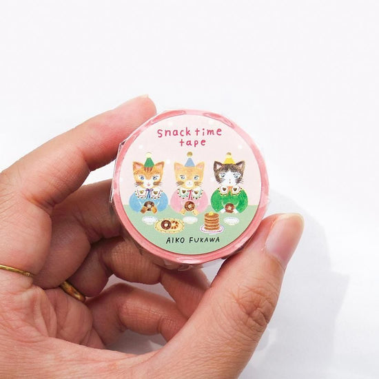 Aiko Fukawa Foil-Stamped Masking Tape Snack Time