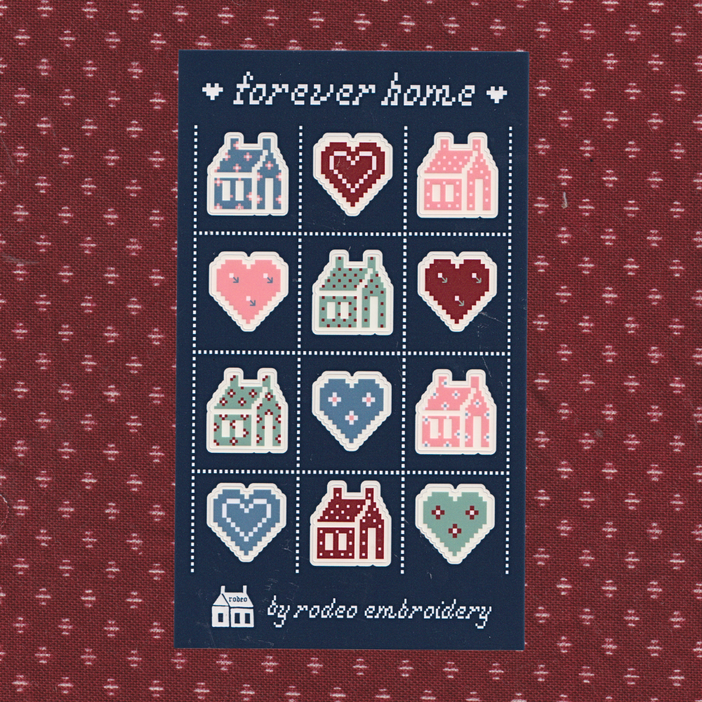 Forever Home - Clear Vinyl Sticker Sheet